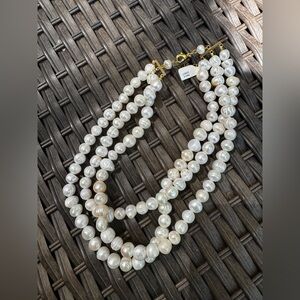 Elegant White Freshwater Pearl Necklace